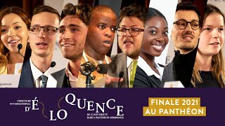 Finale du Concours international déloquence 2021 [upl. by Phi618]