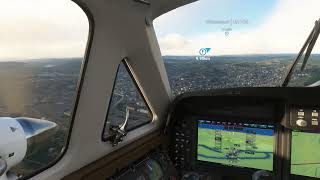 003 FlightSimulator EDUP Ziegenhain nach ED43 Flugplatz Musbach [upl. by Lynd192]