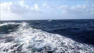 The Scillonian from St Marys in a Force 6  7 North Westerly Gale [upl. by Zednanref785]