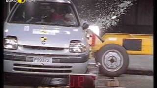 Euro NCAP  Renault Clio  2000  Crash test [upl. by Yorgen]