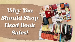 Why You Should Shop Used Book Sales  Homeschool Book Sale Haul [upl. by Hadias]