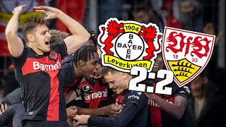 ES IST ABSURD Leverkusen in erneut LETZTER Sekunde gegen Stuttgart [upl. by Salokin]