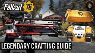 FALLOUT 76  Guide to LEGENDARY CRAFTING [upl. by Klapp]