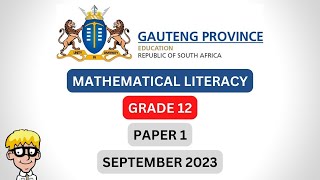 Paper 1 Maths Literacy Grade 12 [upl. by Ilyse]