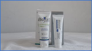 Biofade skin whitening lightening cream And Bio one glycolic acid cream [upl. by Ciel]