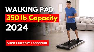 5 Best Walking Pad with 350 lb Capacity 2024  Best HeavyDuty Treadmill [upl. by Ailongam]