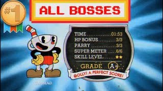 Cuphead A Ranking on All Bosses [upl. by Carrel]