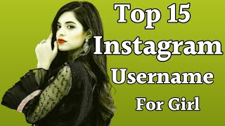 Smart Username Girl।😎 Instagram Username For Girls। 😱 girls username for instagram। [upl. by Aznaed]