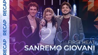 Sanremo Giovani 2024 Italy  First Heat  RECAP [upl. by Gabrielli]