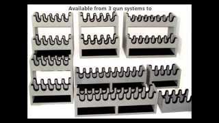 ManAbout Racks LLC Pistol Racks Handgun Storage Systems [upl. by Frederique]