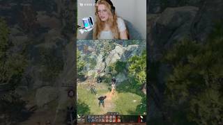 pet owlbear twitch twitchstreamer clips baldursgate3 twitchclips [upl. by Leryt]