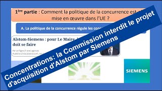 Quelles politiques économiques dans le cadre européen 24 La politique de la concurrence [upl. by Delmore]