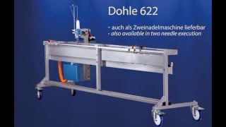 Dohle 622 chain stitch machine [upl. by Norrie]