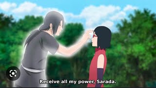 Sarada meets itachi uchiha english sub [upl. by Corty]