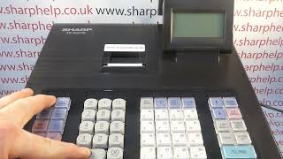 How To Fix Cash Register Lock Up Sharp XEA177  XEA207  XEA207 Till Not Working  Initial Clear [upl. by Bowie746]