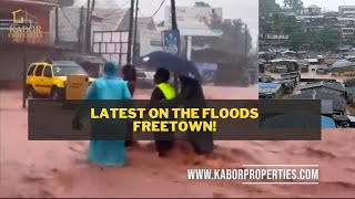 Latest Floods Update from Freetown Sierra Leone [upl. by Leahcimnaes893]