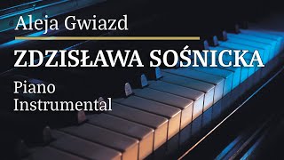 Zdzisława Sośnicka Aleja gwiazd Piano Karaoke MyVersion Tonacja D min [upl. by Arreip]