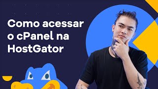 Como acessar o CPANEL da Hospedagem na Hostgator 2022 [upl. by Zetta]