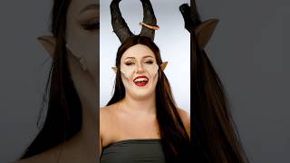 Hätte die Wangen gern cleaner hinbekommen aber naja🫠 makeup disney villains maleficent acting [upl. by Kcirddehs]