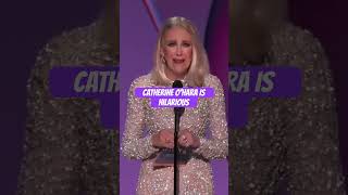 Beetlejuice’s star Catherine o’hara presents at the Emmy Awards [upl. by Sivla]