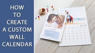 How to Create a Custom Wall Calendar  📆 200 Calendar Templates [upl. by Timms]