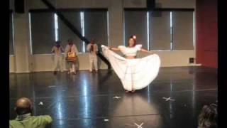 Colombian Cumbia Dance Performance With Xiomara [upl. by Eirelav]