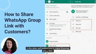 Share WhatsApp Group Links with Customers in a Simple Way [upl. by Helbonna]