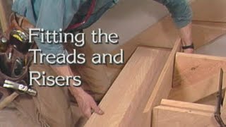 How to Build Stairs Fitting the Treads and Risers [upl. by Hsoj944]