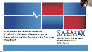 False Positive or Acute Seroconversion Examination of Patterns of Equivocal HIV Screening in the ED [upl. by Sarnoff]