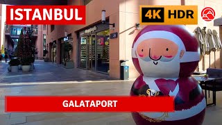 Today HDR Galataport Istanbul Modern 26 November Walking Tour4k 60fps [upl. by Jaine900]