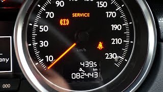 Peugeot 508 reset service reminder indicator spanner symbol [upl. by Novia]