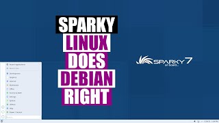 A Look At SparkyLinux With KDE Plasma [upl. by Ezmeralda]