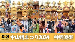 【中山道祭り2024】全13基の神輿渡御 [upl. by Crifasi]