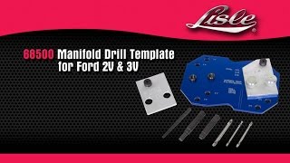 Lisle 68500 Manifold Drill Template for Ford 2V amp 3V [upl. by Zenitram654]