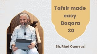 Tafsir made easy Baqara 30Sh Riad Ouarzazi Tafsir Tafseer Quran riad ouarzazi tafseerquran [upl. by Englebert]