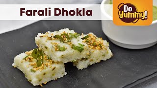 Farali Dhokla Recipe  Healthy amp Delicious Vrat Snack for Fasting  Quick Fasting Recipe navratri [upl. by Aliahkim]