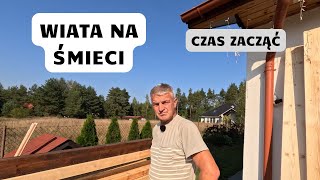 Wiata na śmieci Drewno z odzysku [upl. by Anaig]