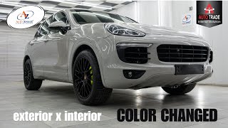 quotPorsche Cayenne GTS Transformed Crayon Grey Exterior amp Bold Red Interiorquot autoxpertz viralvideo [upl. by Biondo]