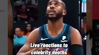 Live Reaction of Kobe Bryant Death in a Helicopter Crash [upl. by Anyrak763]