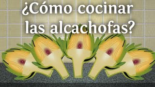 ¿Cómo cocinar las alcachofas [upl. by Arnst]