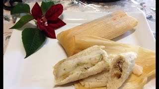 Tamales de cerdo en salsa verde receta [upl. by Adiehsar]