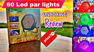 Dj par light l 60 led par light l Best par light for dj setup l RGB led par light [upl. by Chandal]