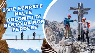 5 vie ferrate nelle Dolomiti di Sesto da non perdere [upl. by Acinnor54]