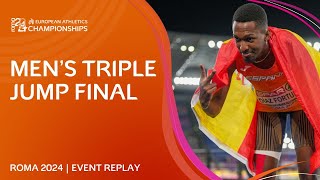 Greatest mens triple jump final EVER 🔥 Full event replay  Roma 2024 [upl. by Cletis659]