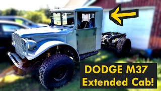 Extended Cab  Dodge M37 Restomod Episode 32 [upl. by Domonic741]