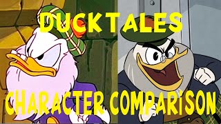 DuckTales Character Comparison Flintheart Glomgold [upl. by Chemush215]