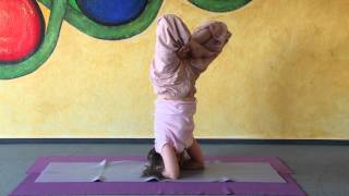 Headstand in Lotus  Urdhva Padmasana [upl. by Marozik]