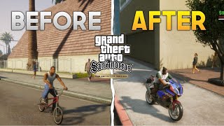 I Remastered 😱 GTA San Andreas Definitive Edition Android 🔥 With Mods  Better Than PC [upl. by Butch]