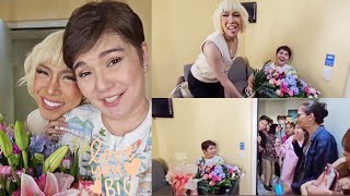 VICE GANDA SINORPRESA SI AMY PEREZ 54TH BIRTHDAY SIMPLE CELEBRATION [upl. by Gnohc]