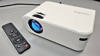 Yaber V2 WIFI Native 720p Movie Projector Review [upl. by Ancel]